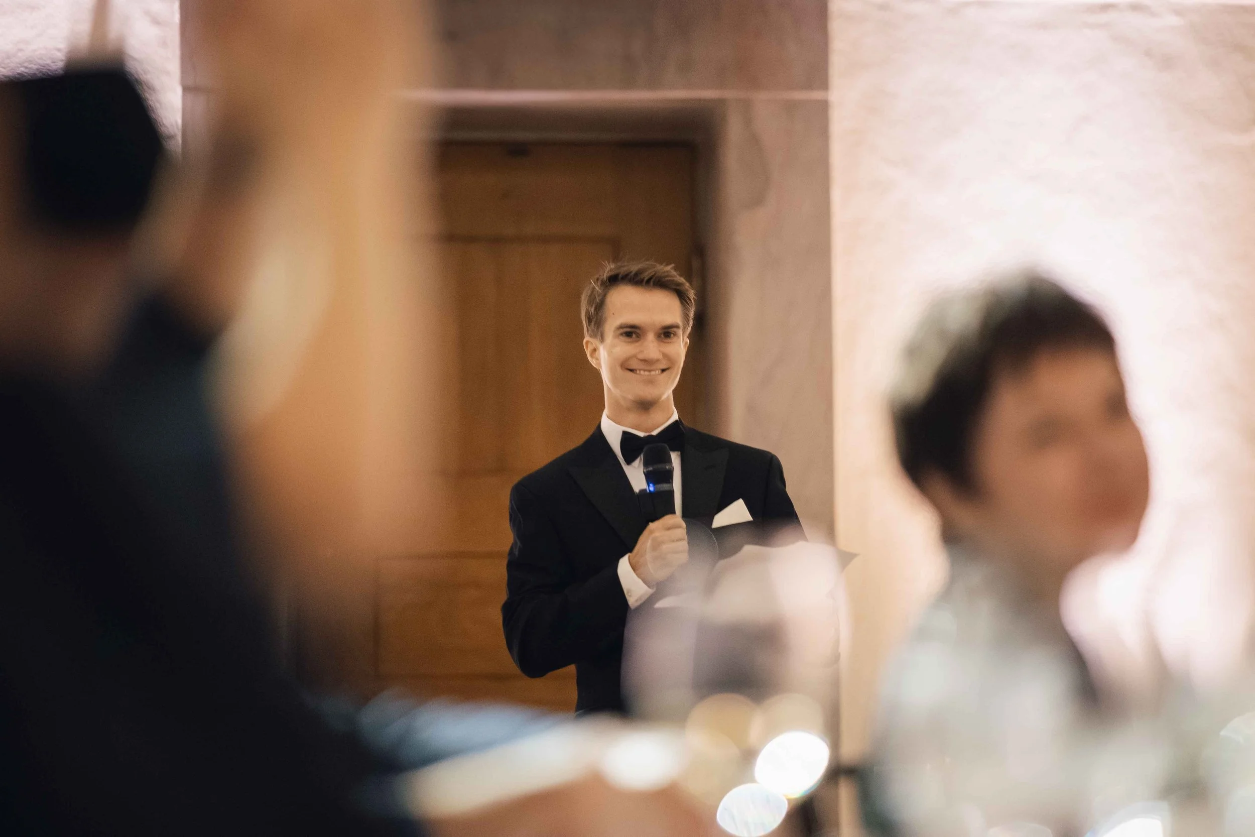 Best Man toast at boston public library wedding