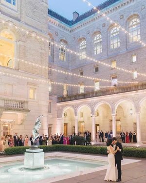 A Look Inside The Barn of Bradstreet Farm 9 Summer Courtyard Wedding at The Boston Public Library