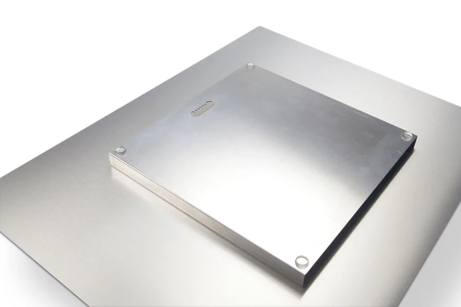 Back of Metal print with Metal Bracket