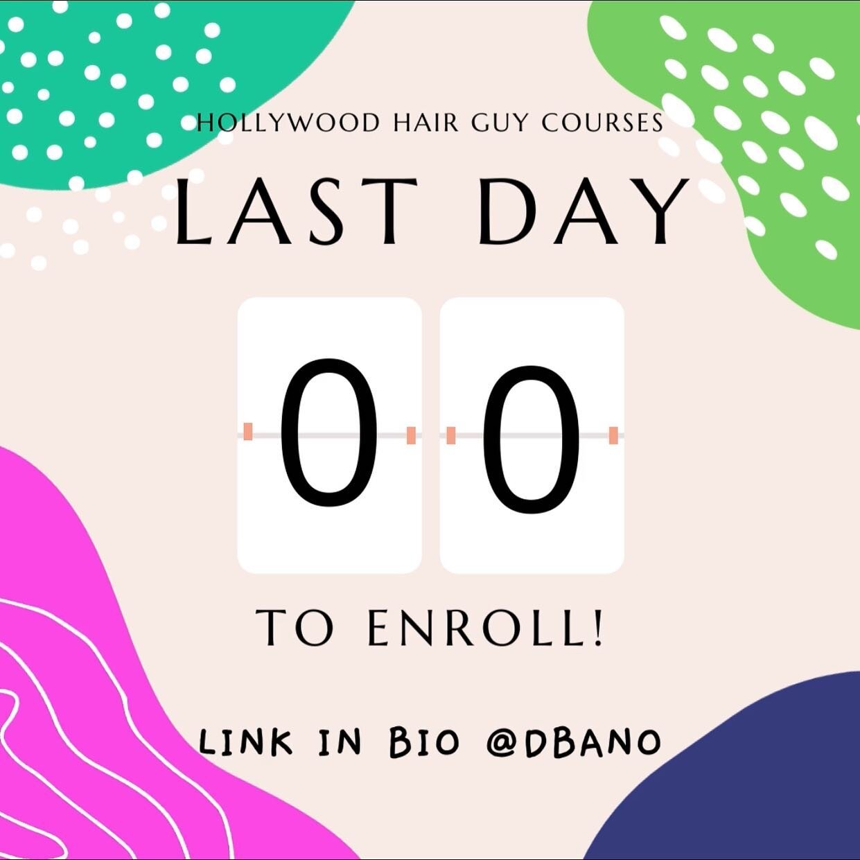 TODAY IS THE LAST DAY TO ENROLL! Please please DM me once you enroll so we can get the party started! 🎉 

Cannot wait to get to know you all and get those goals in motion! 

We also introduced an extra payment plan yesterday because we wanted to mak