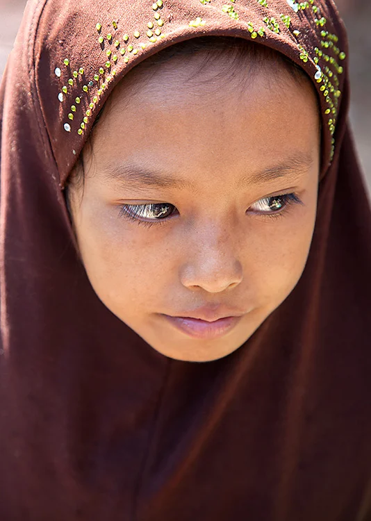 Cham Girl, Chan Doc, Vietnam 2013