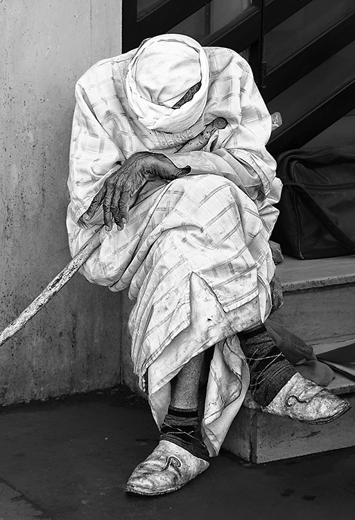 Beggar, Marrakech, Morocco 2014