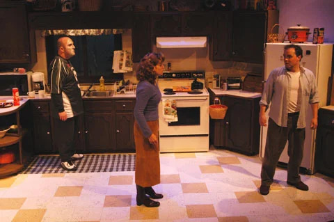 The Home Team by Kim Carney directed by Jim Posante (Left to Right) Johnny - Joseph Albright* Erin - Emily Sutton-Smith Wayne - David Wolber*