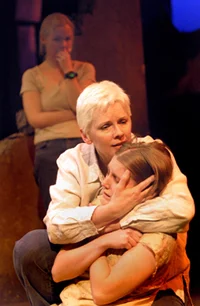 Necessary Targets by Eve Ensler directed by David Wolber Melissa - Carla Milarch* J.S. - Jan Radcliff* Jelena - Wendy Hiller Azra - Shirley Benyas* Nuna - Rebecca Delcomyn Lata - Terry Heck* Senda - Robyn Heller set design - Monika Essen costume design - Colleen Ryan-Peters lighting design - Daniel C. Walker props master - Annie Palmer sound design - Carla Milarch stage manager - Joseph Zettelmaier asst. stage manager - Jen Letherer