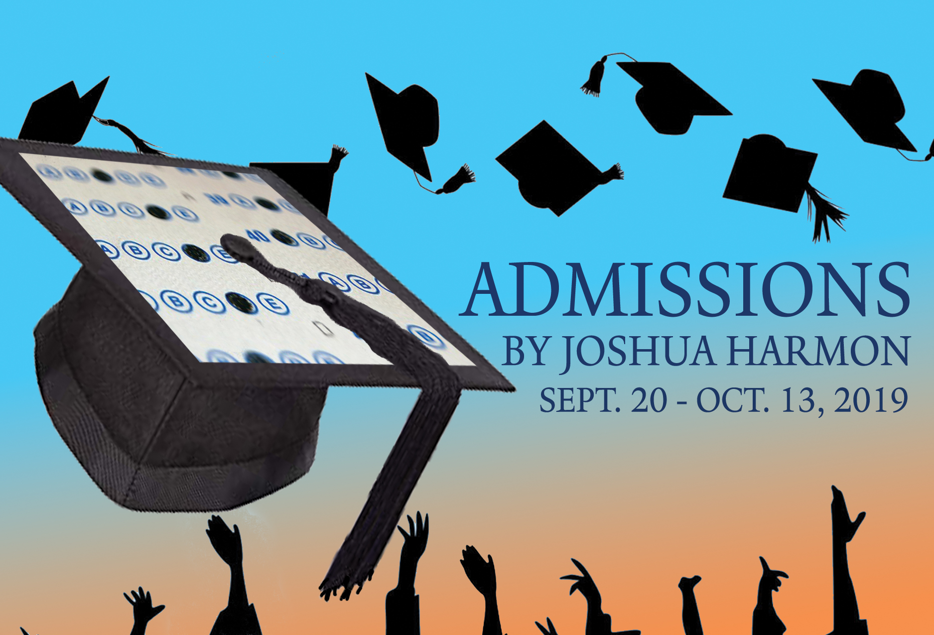 Admissions by Joshua Harmon Theatre NOVA Sept. 20 - Oct. 13, 2020 Bill and Sherri are white, progressive and proud. Respectively the headmaster and dean of admissions of a New Hampshire boarding school, they’ve dedicated their 15-year tenure to diversifying the school’s mostly white population. But when their high-achieving son’s Ivy League dreams are crushed, the family’s reaction betrays a schism between their public values and their private aspirations. An incisively funny look at privilege, power, and the perils of whiteness. Directed by David Wolber . Featuring Joe Bailey ( The Legend of Georgia McBride ), Sarah Burcon ( Mrs Fifty Bakes a Pie ), Diane Hill ( The How and the Why , The Stone Witch, The Totalitarians , and The Revolutionists ), Jeremy Kucharek , and Cynthia Szczesny.
