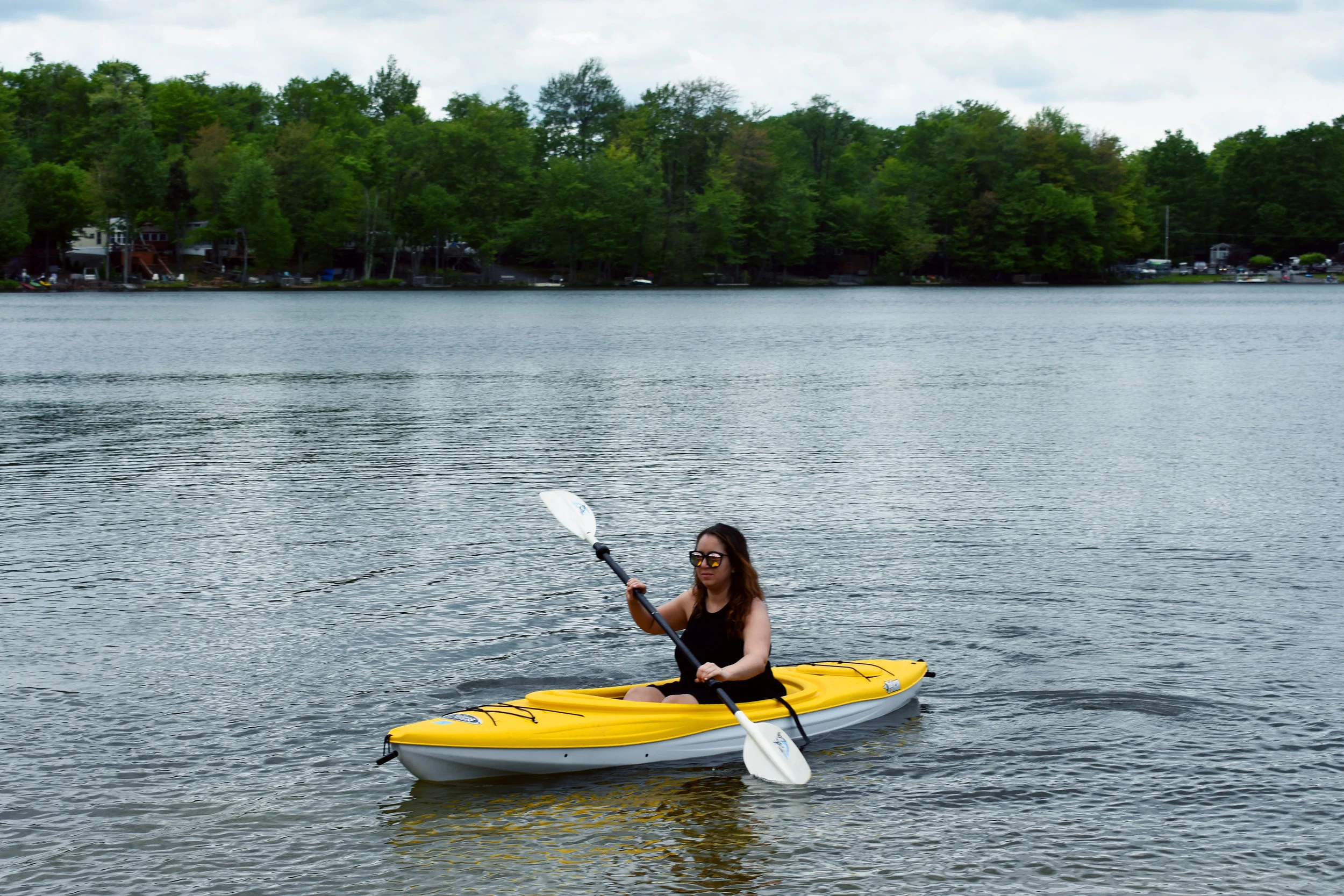 Kayaking on Eagle Lake, PA