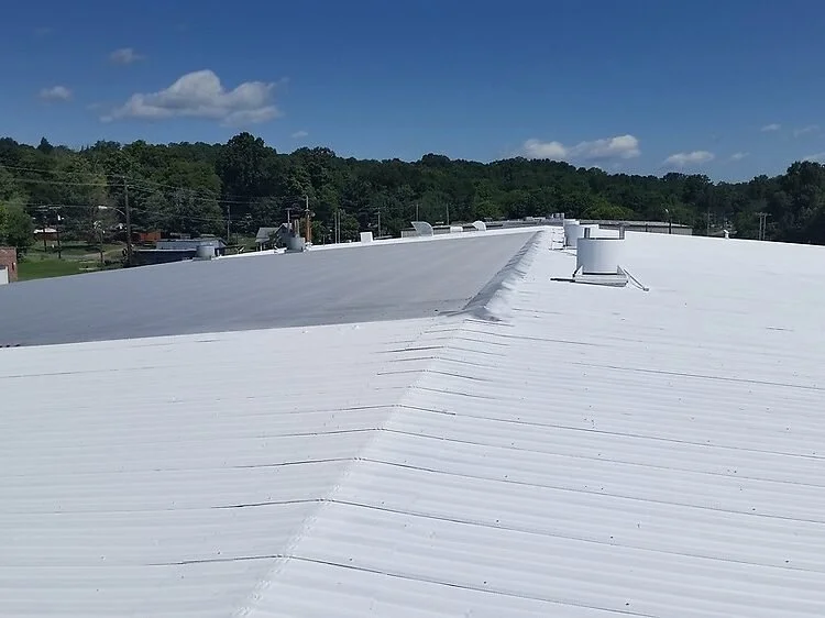 Flat commercial roof