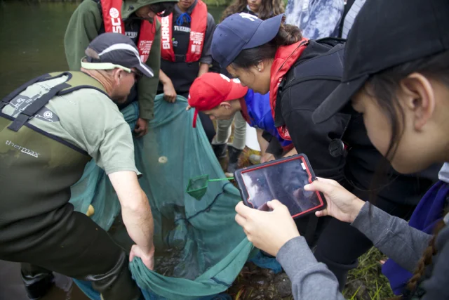 Photographing catch with iPad.jpg
