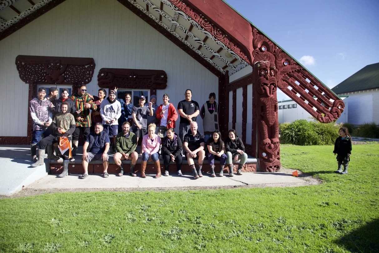 Awesome learning on the Marae.