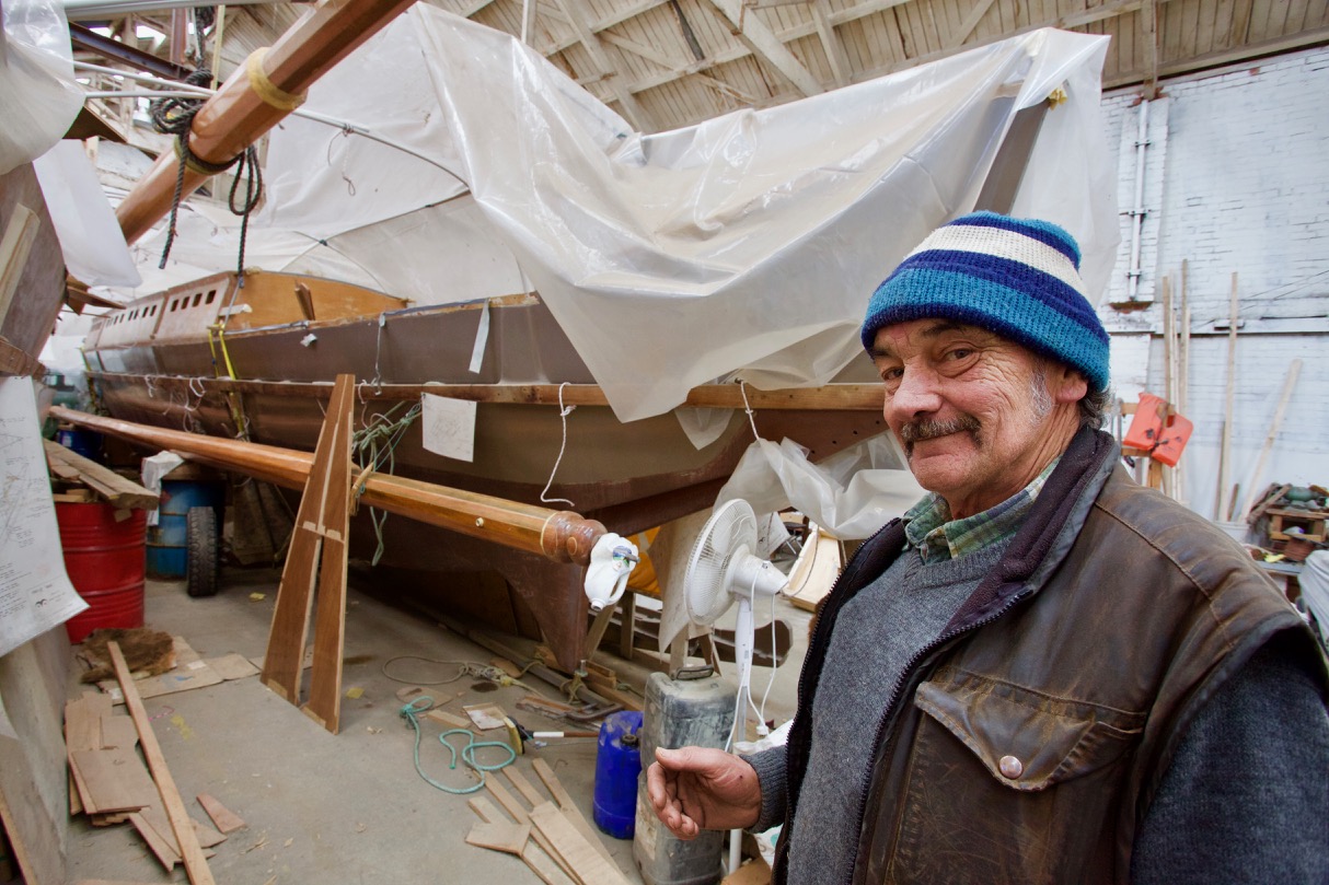 Stoney Burke and his waka.