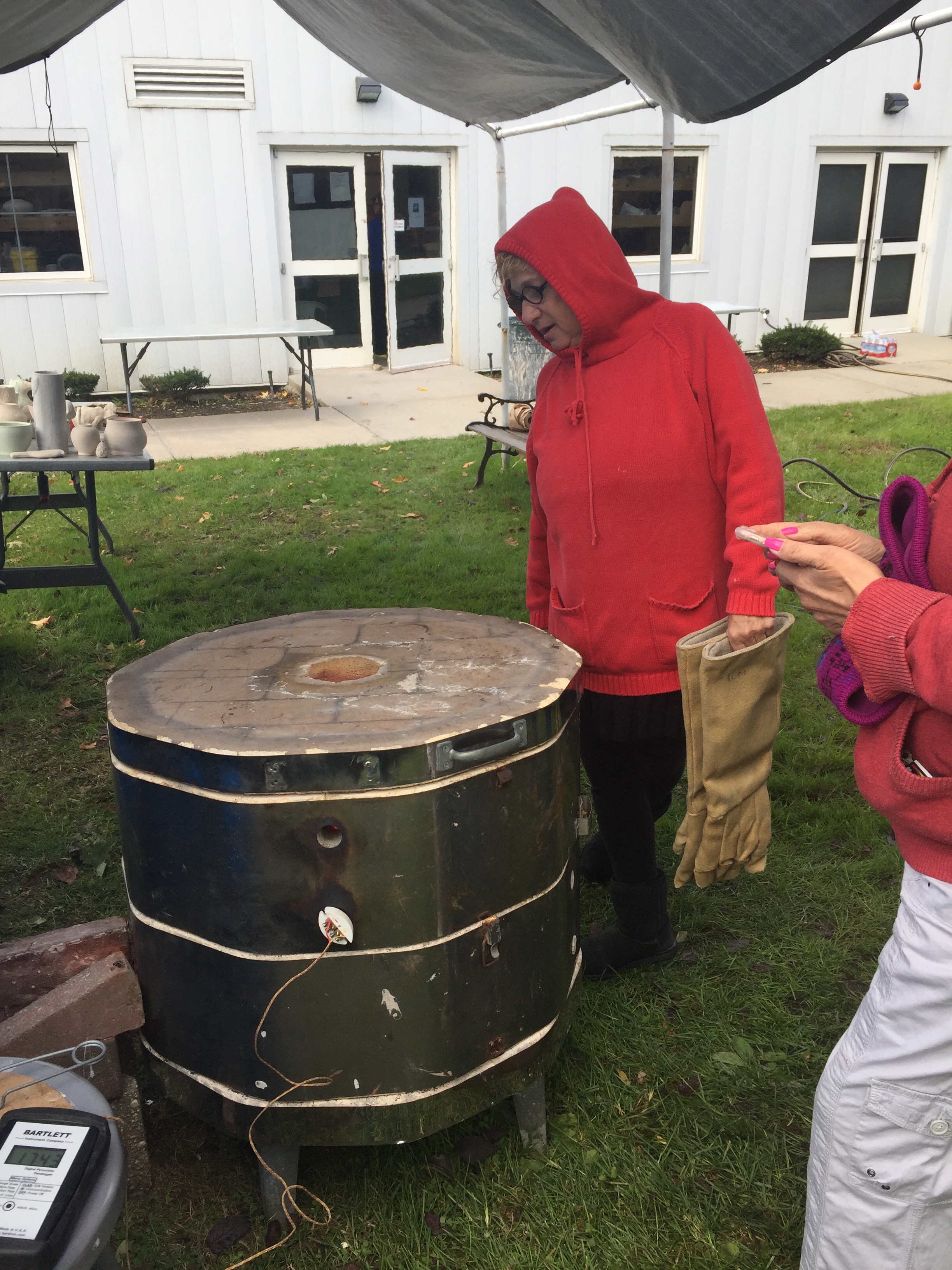  Heating up the kiln