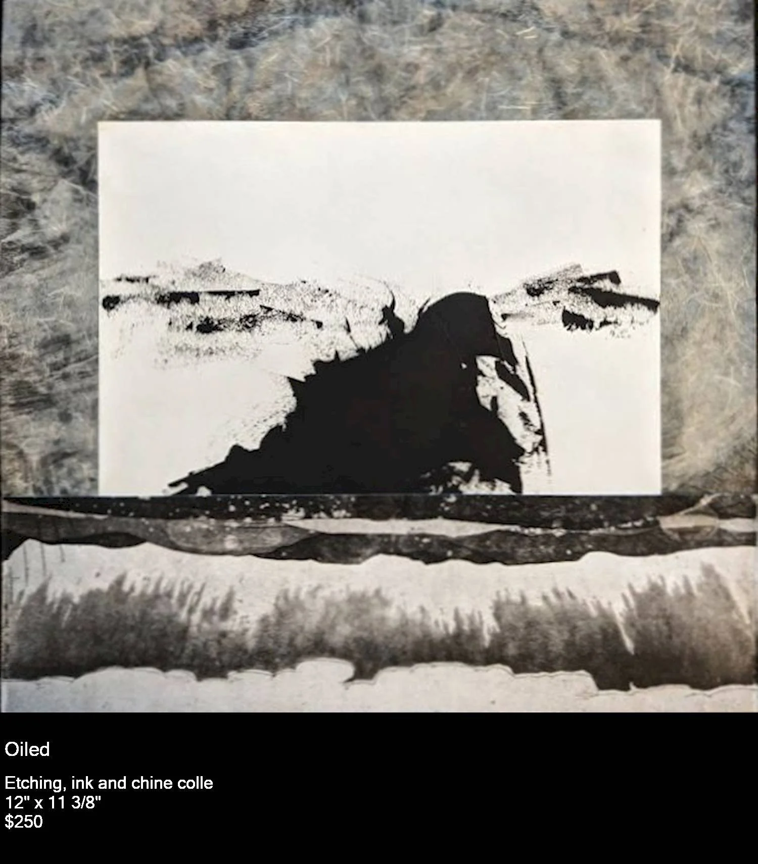 Oil 12 x 11 and three eighths Mixed media, collage, etching, ink & chine cole, collage NFS PUT IN MIXED MEDIA-ss.jpg
