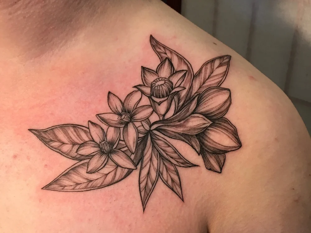 Trillium Flower Tattoo
