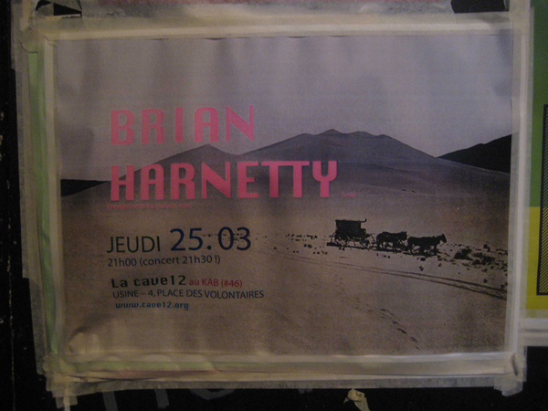  Odd homemade poster made by someone for a show in Geneva, Switzerland. Nice! 