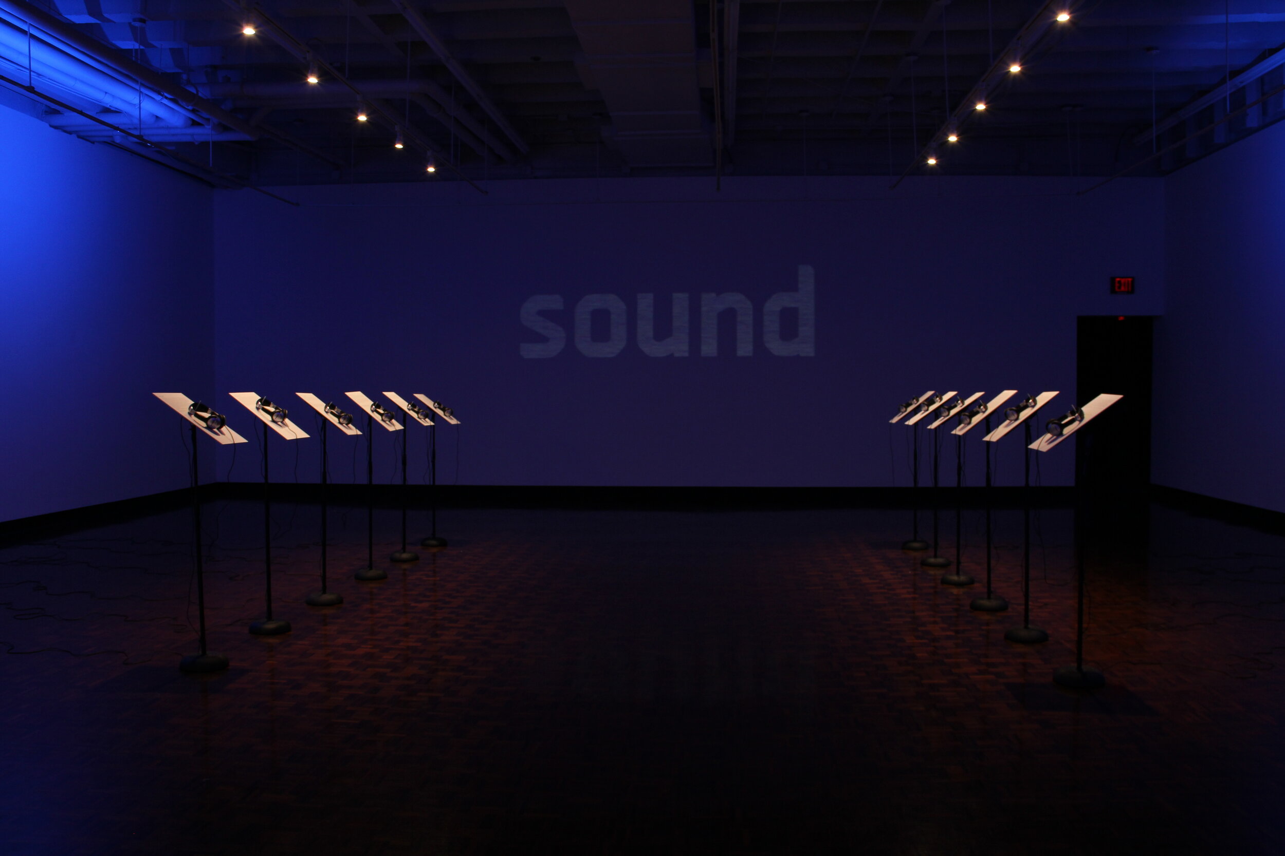  The “Sound” exhibition at Austin Peay State University, Tennessee, 2015. Photo courtesy of Michael Dickins. 