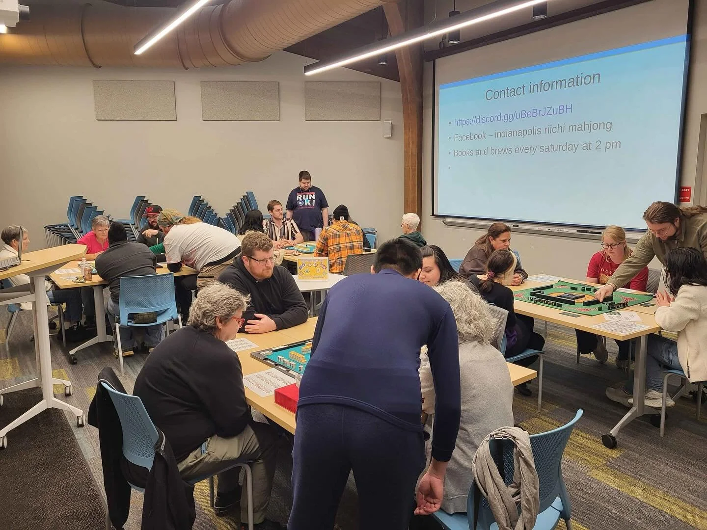 The @indianapolisriichimahjong club recently hosted a lessons session for their community at local public library. These sessions have been successful in growing their mahjong community and they&rsquo;ve been asked to come back and offer the session 