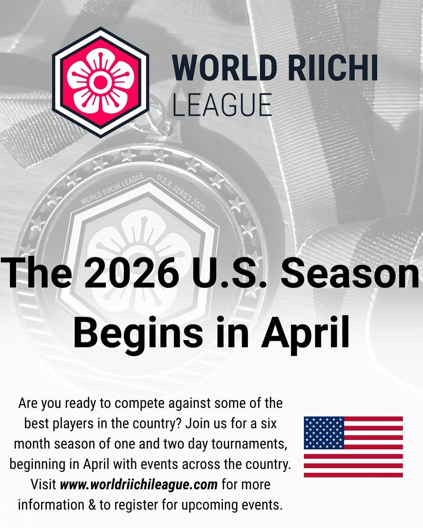 Lots of great competitive events coming up with this next World Riichi League season in the US! Register now for the April events.
