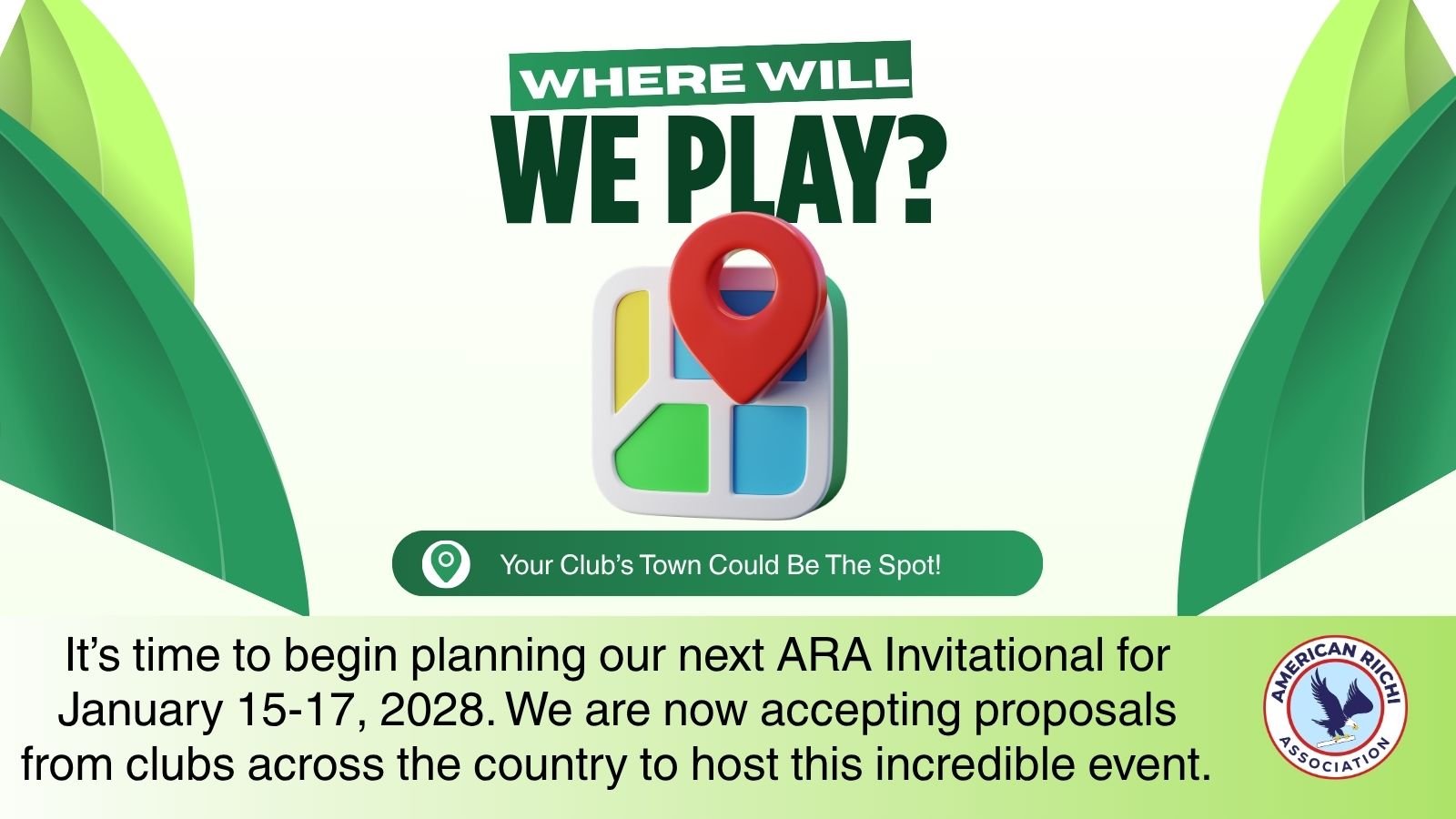 Where Will We Play? Apply to Host the ARA Invitational 2028!