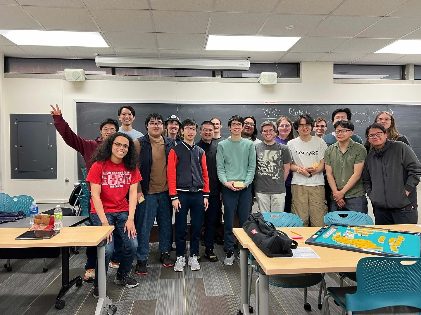 Congrats to the mahjong club at the University of Wisconsin on another Spring Tourney! In true Wisconsin fashion, they hand out cheese as prizes! We love seeing growth in college clubs!