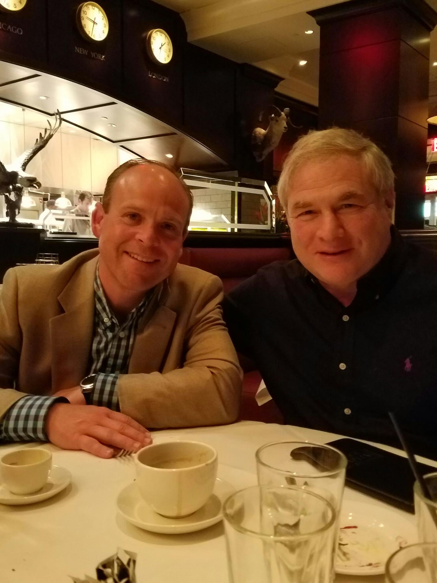 Jack met with long time customer and friend, Paul Auerbach in New York. 