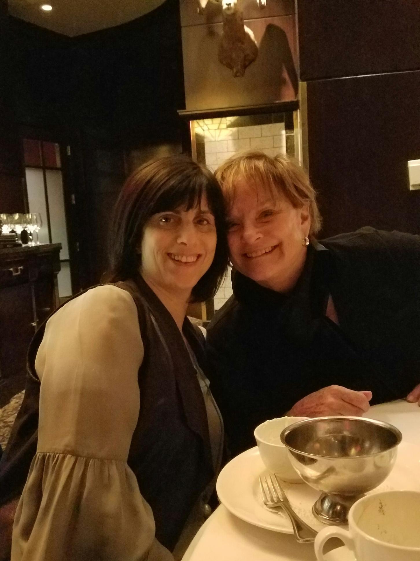 Paul's wife, Randy and Jack's mom Pam, enjoyed catching up!