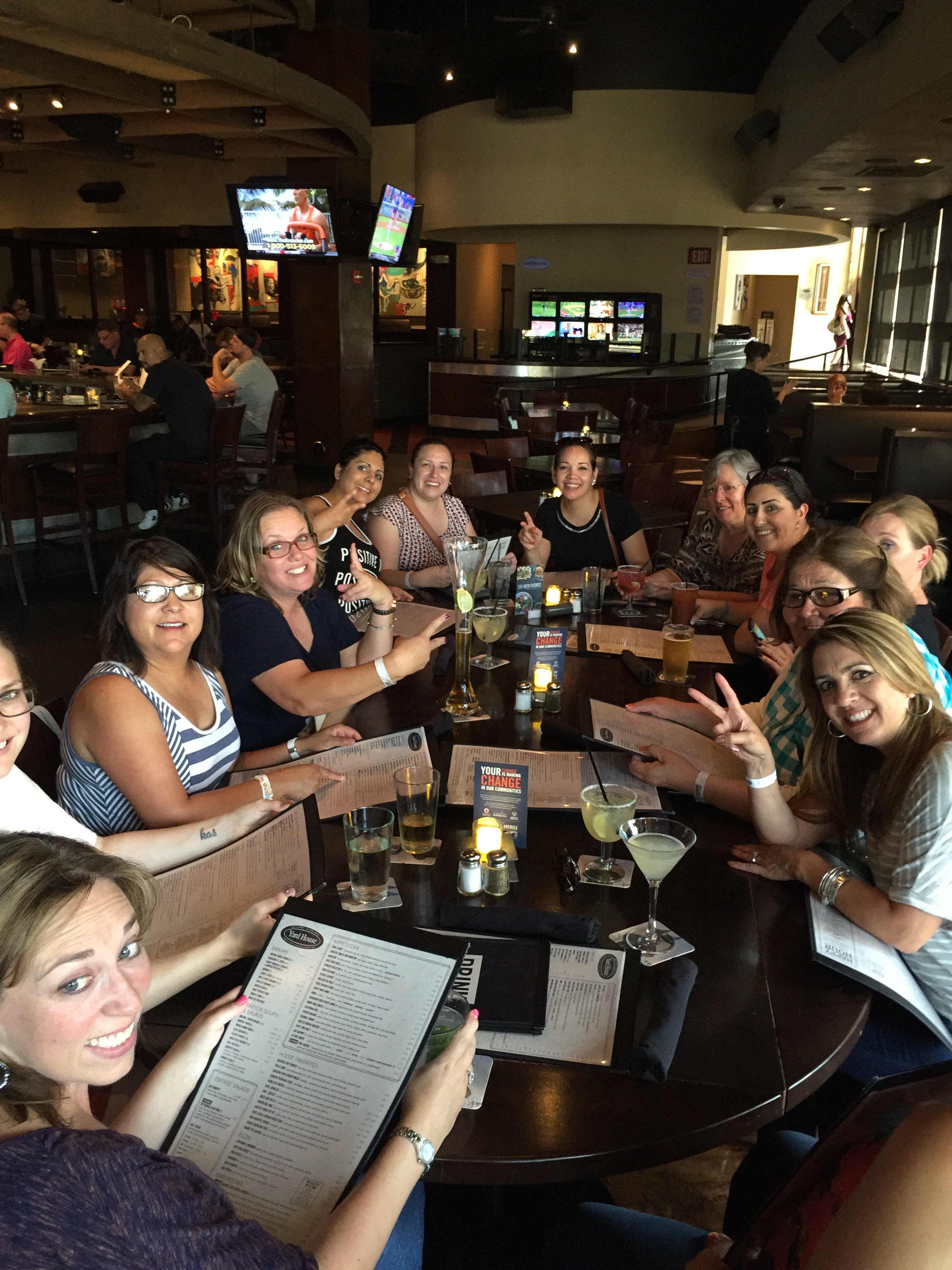 Last stop... Dinner at the Yard House in Palm Desert.
