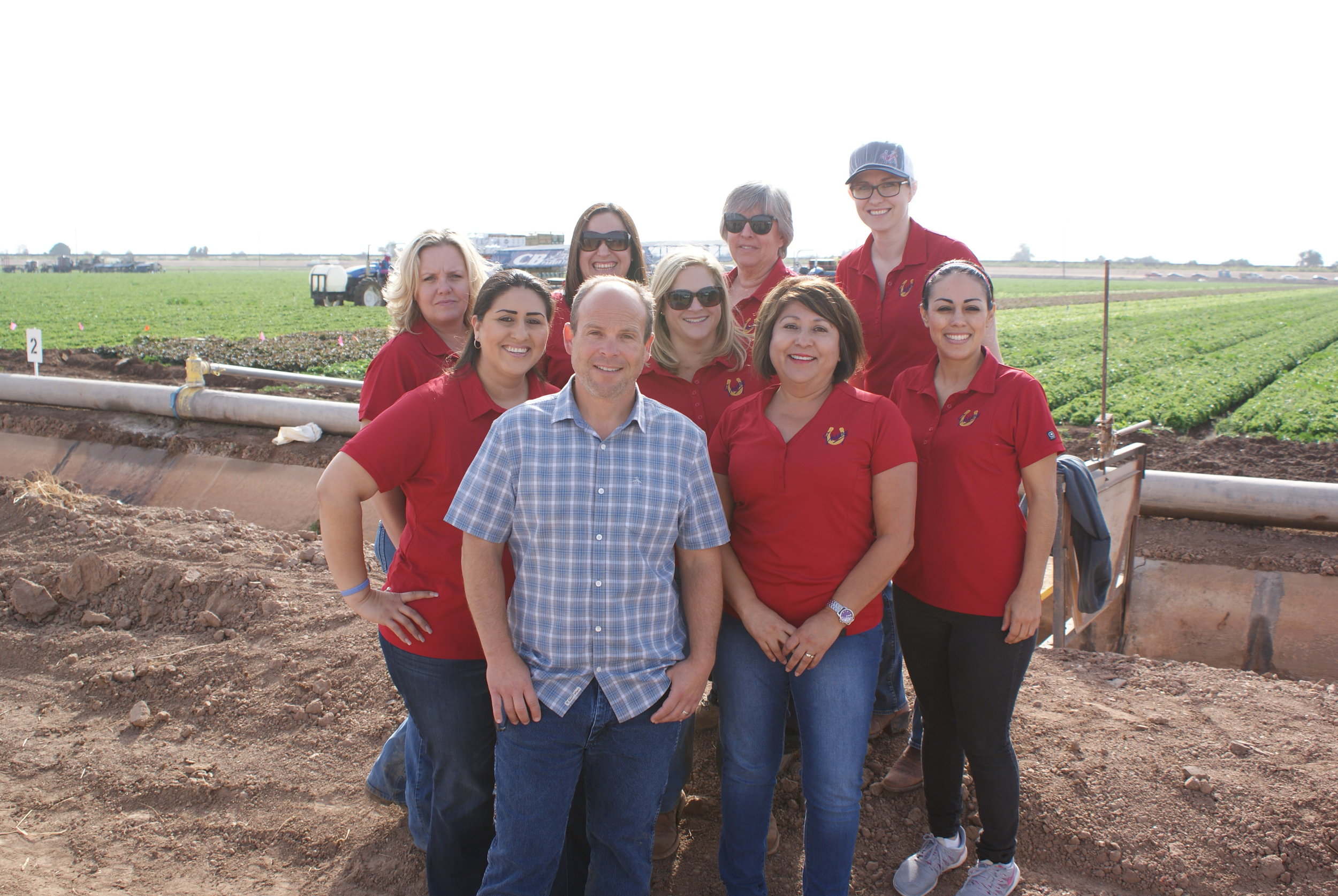Back Row: Misty, Cynthia, Eileen, Katelyn. Middle Row: Julie, Heather, Olivia, Christina. Front Row: Jack