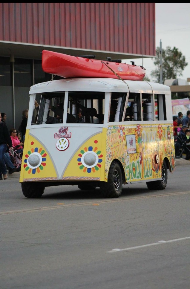 Following the float was the Vessey Love Van!