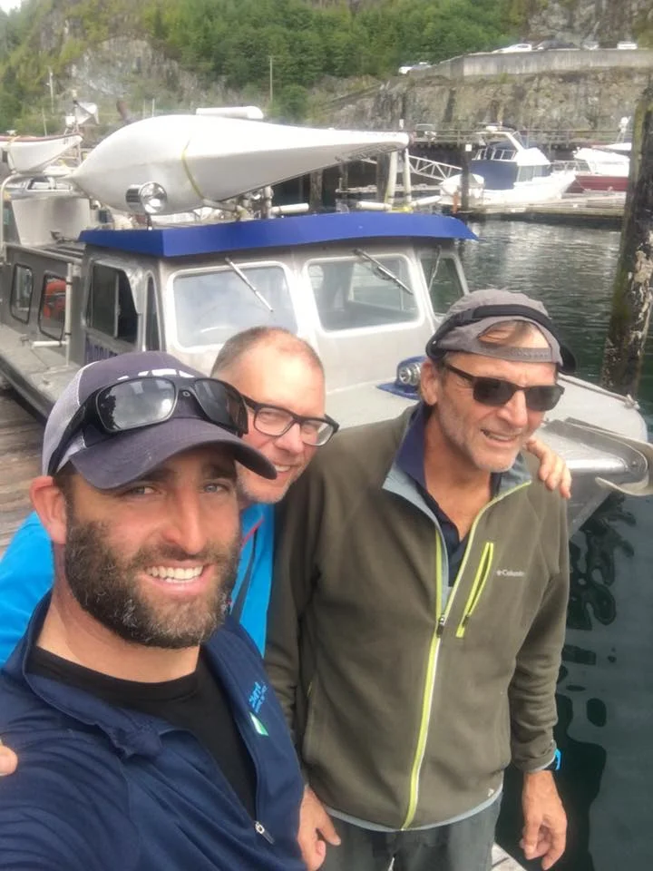 Welcome to Telegraph Cove...All aboard the BUFFER ZONE TOO bound for the Paddlers Inn. Forecast RAIN! Hope to see a few whales along the way...Fingers are crossed!