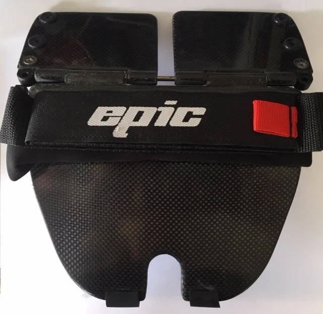 Standard Epic Surf Ski Footboard assembly