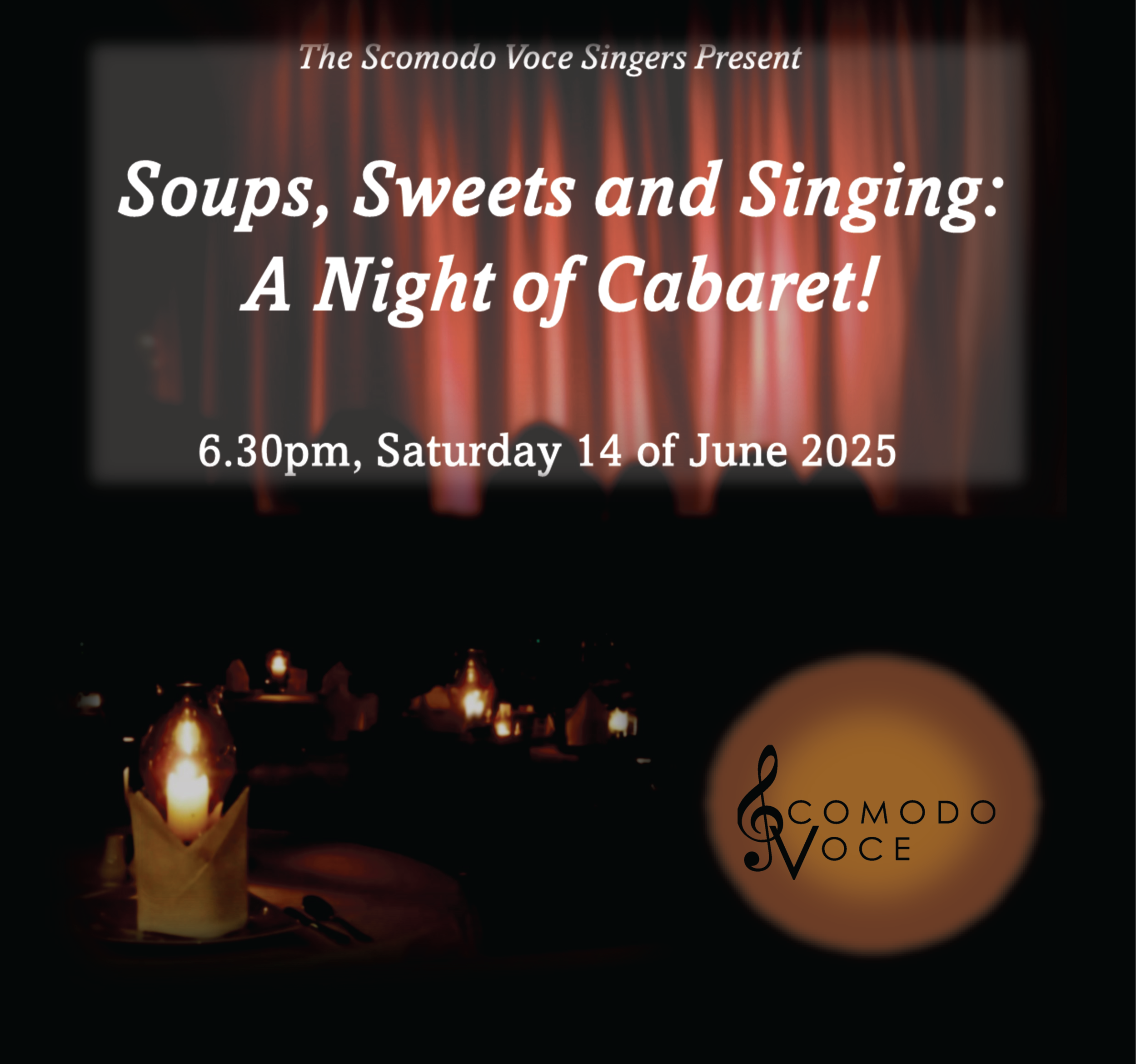 Soups, Sweets, and Singing: A Night of Cabaret!