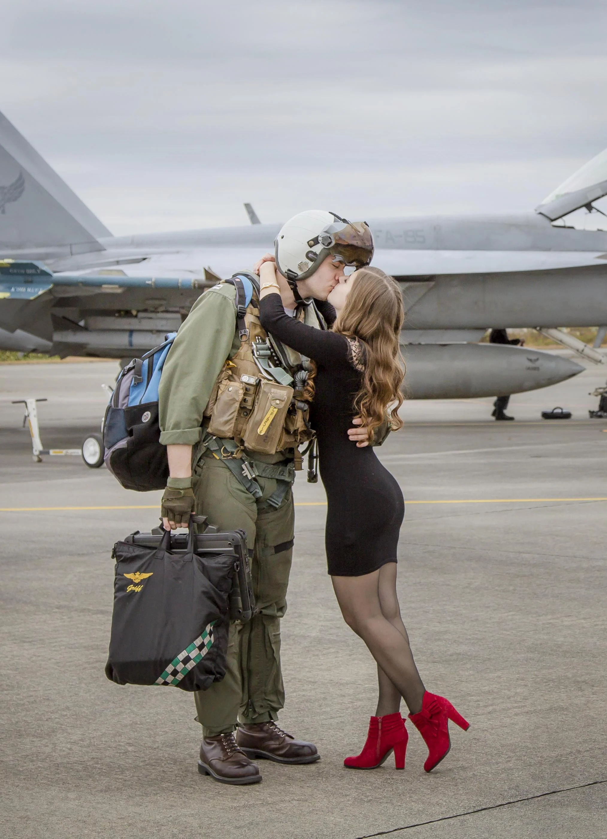 Thank you SO much for capturing my husbands first fly-in homecoming! It was a very special moment for us. The photos that you took are truly beautiful. I will cherish them forever. I smile every time I see them. I'm thankful that you were there with us! I highly recommend Miranda Boller Photography. Miranda is amazing! - Megan Frasher