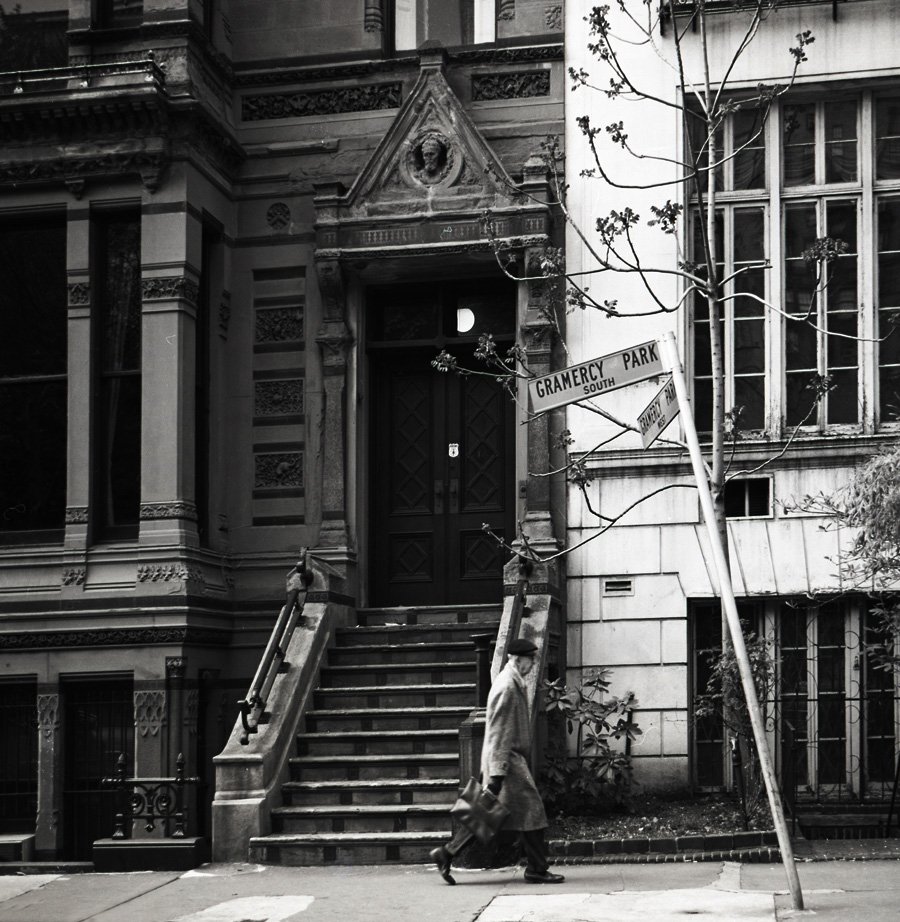 "Off to Work" Gramercy Park 1979