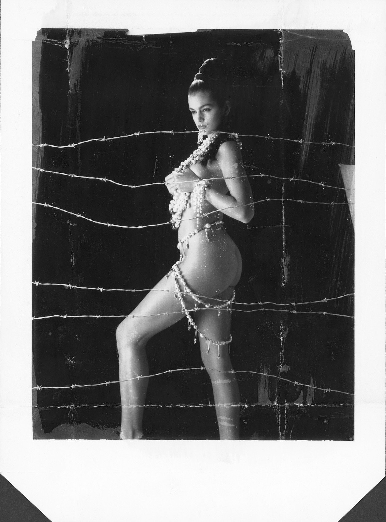 Cindy Crawford "Barbwire" NYC 1987