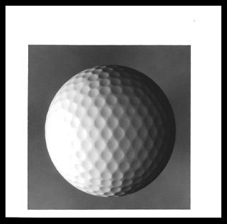 Golf Ball-12 (3 1/2"x3 1/2"H)