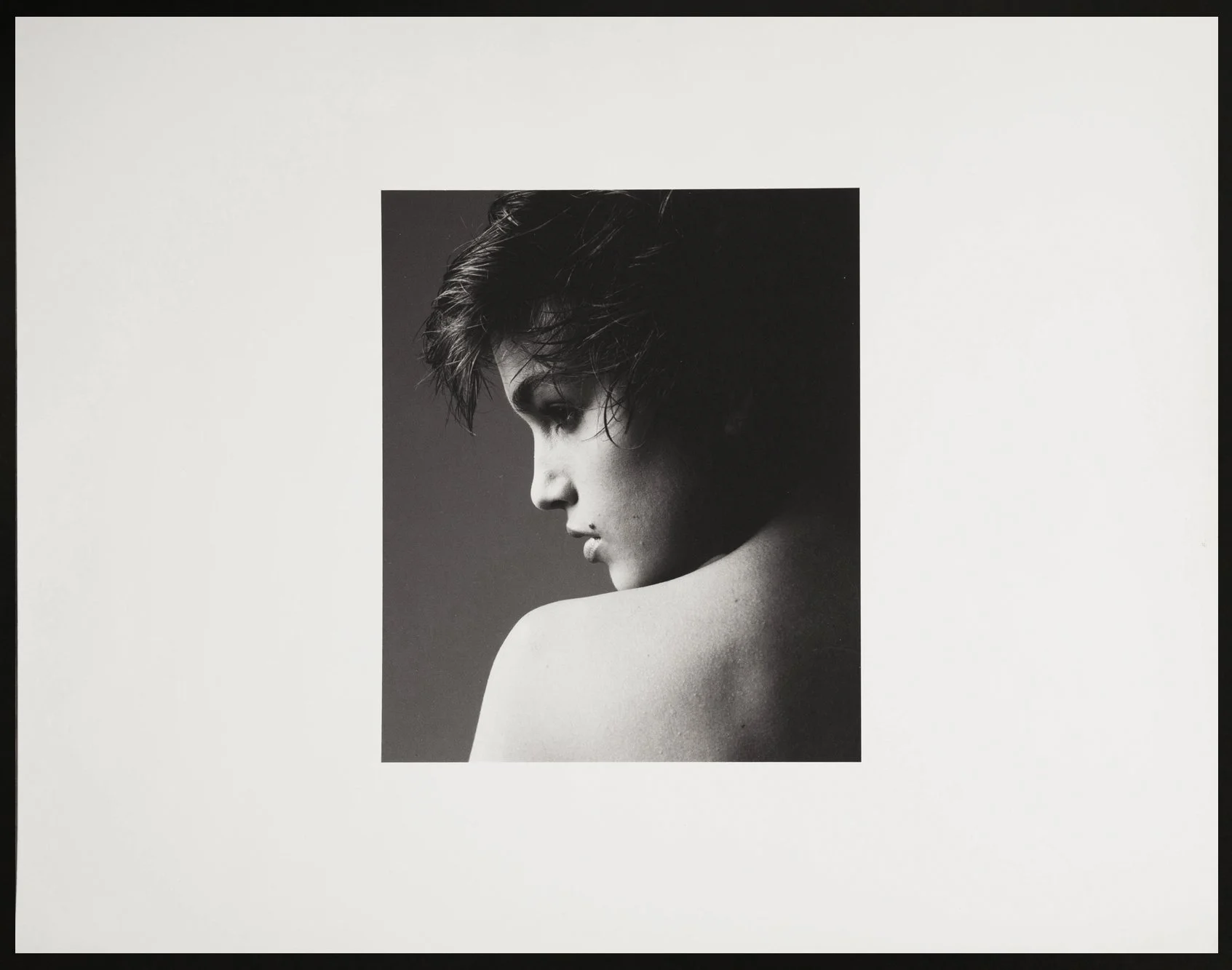 **Cindy Crawford Short Hair 1984 (2) prints (5 5:8"W x 6 5:8"H)-(14.5cmW x 17cmH) 11x14"H sg matt paper.jpg