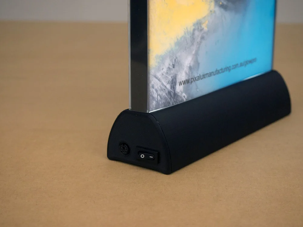 Integrated charging port and switch.