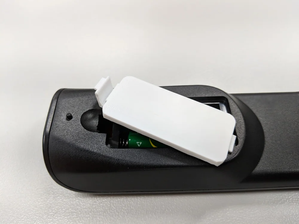 TV Remote Replacement Battery Cover — Sam Johnston