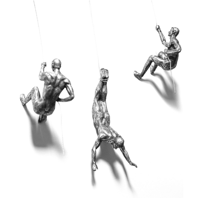 Burrow & Hide Silver Climbing Men Trio