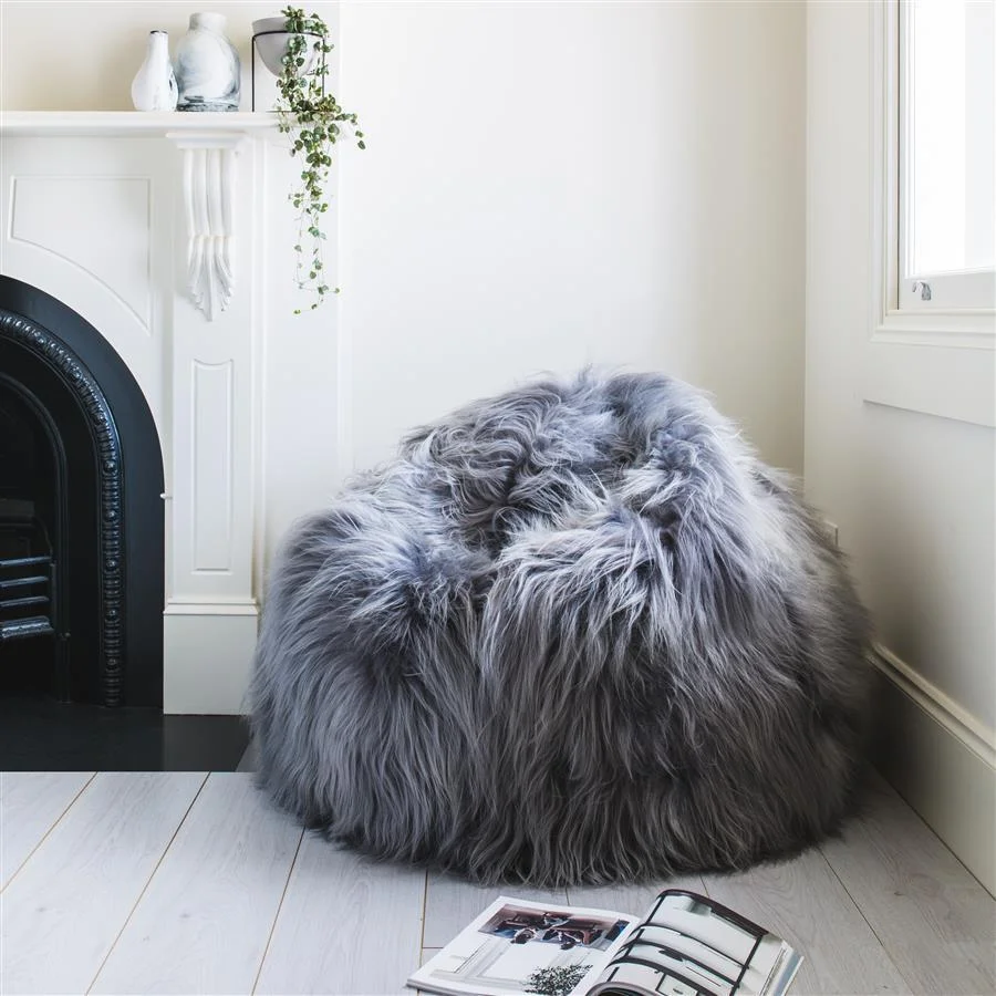Grey Icelandic Beanbag - XL