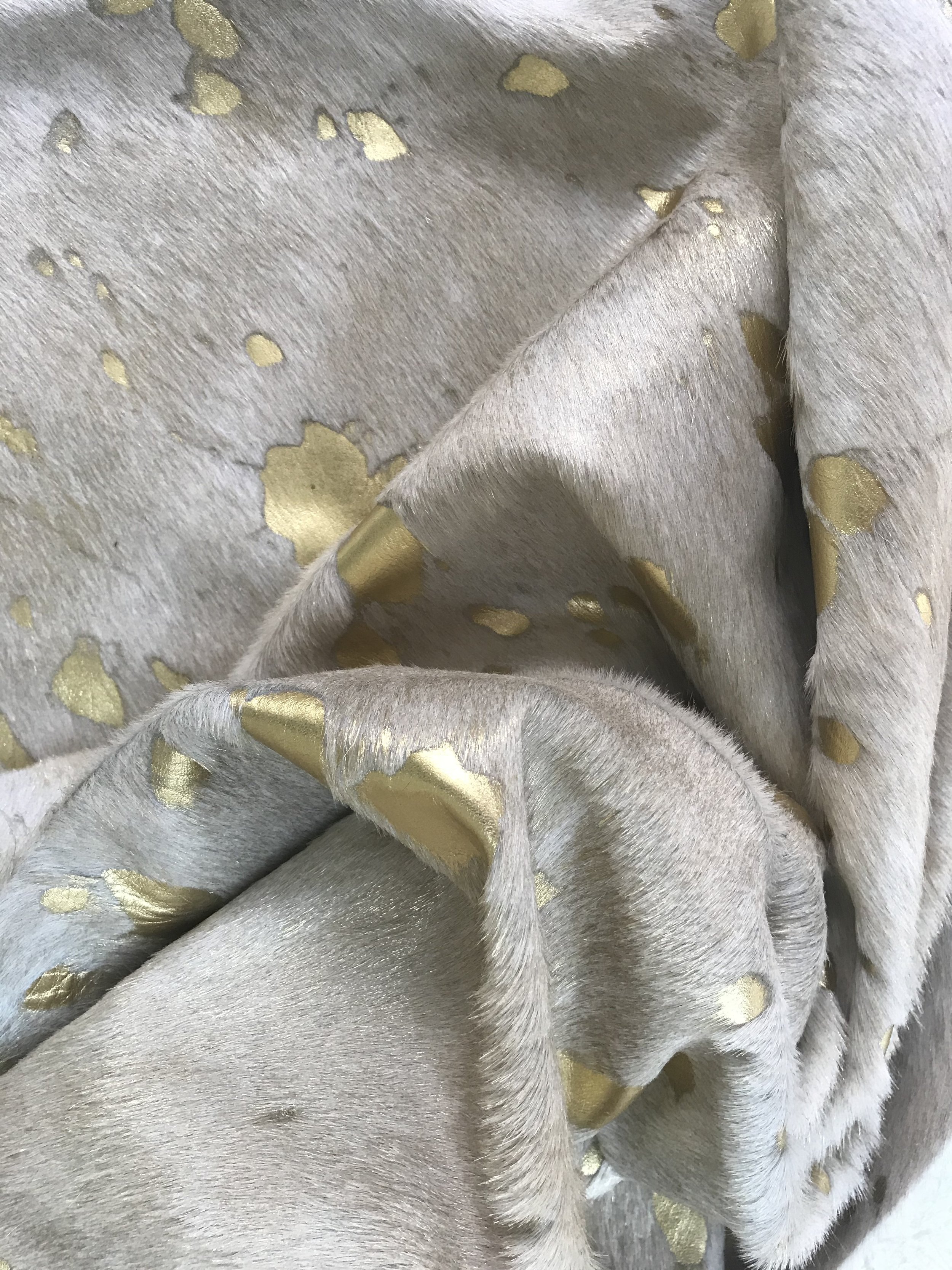 Burrow & Hide Metallic Cowhide