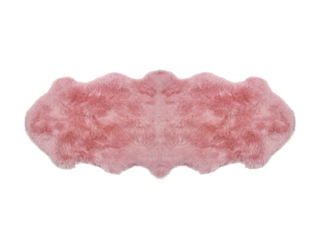 Powder Pink Merino Double Sheepskin by Burrow & Hide
