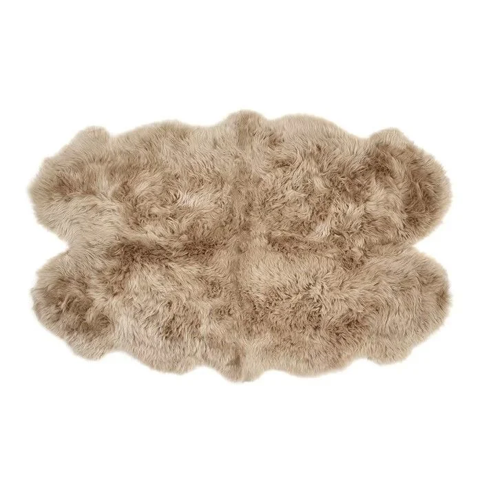 Taupe Merino Quad Sheepskin