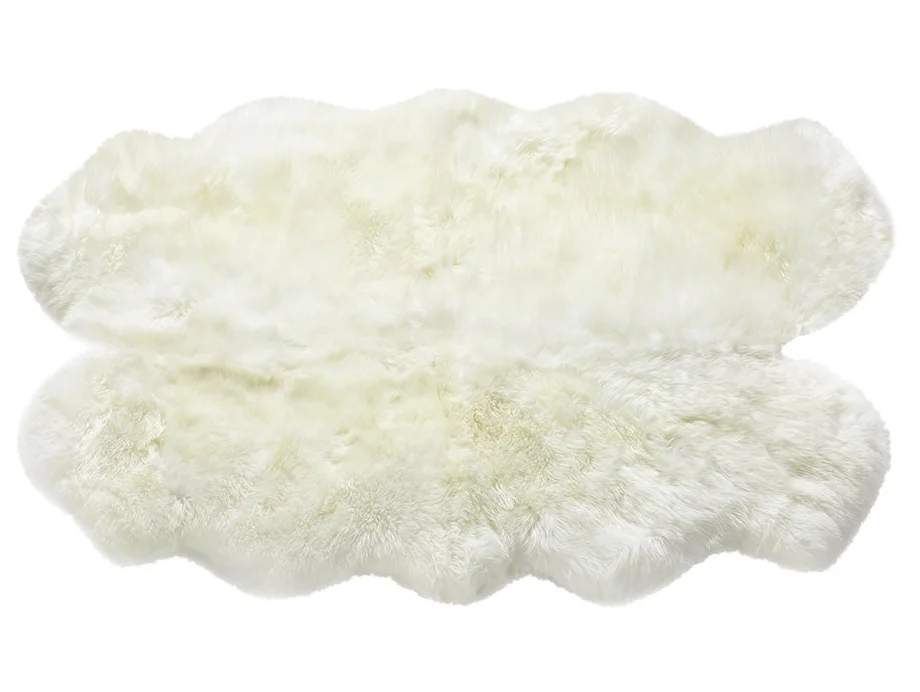 Ivory Merino Quad Sheepskin by Burrow & Hide