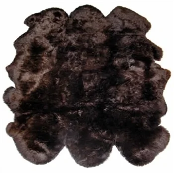 Chocolate Brown Merino Sexto Sheepskin