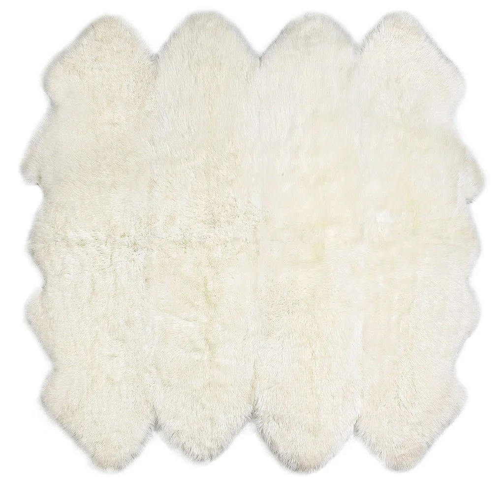 Ivory Merino Octo Sheepskin