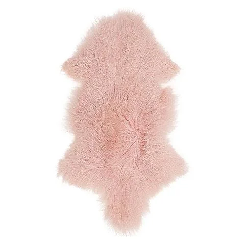 Blush Pink Tibetan Lambskin