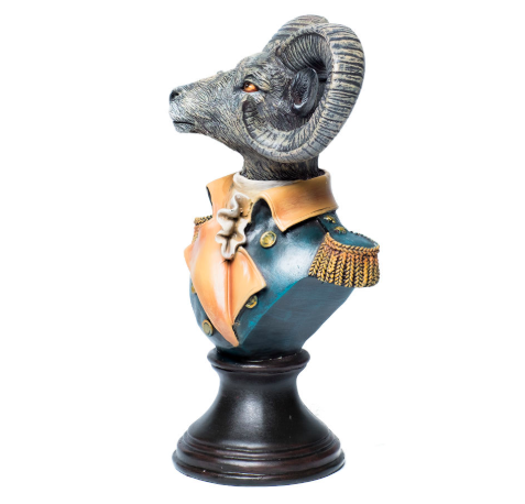 RABS332- Ram Military Dress Small 3 RABS332- Ram Military Dress Small 2 Mini Busts Group 2 RAM BUST IN MILITARY UNIFORM 2.png