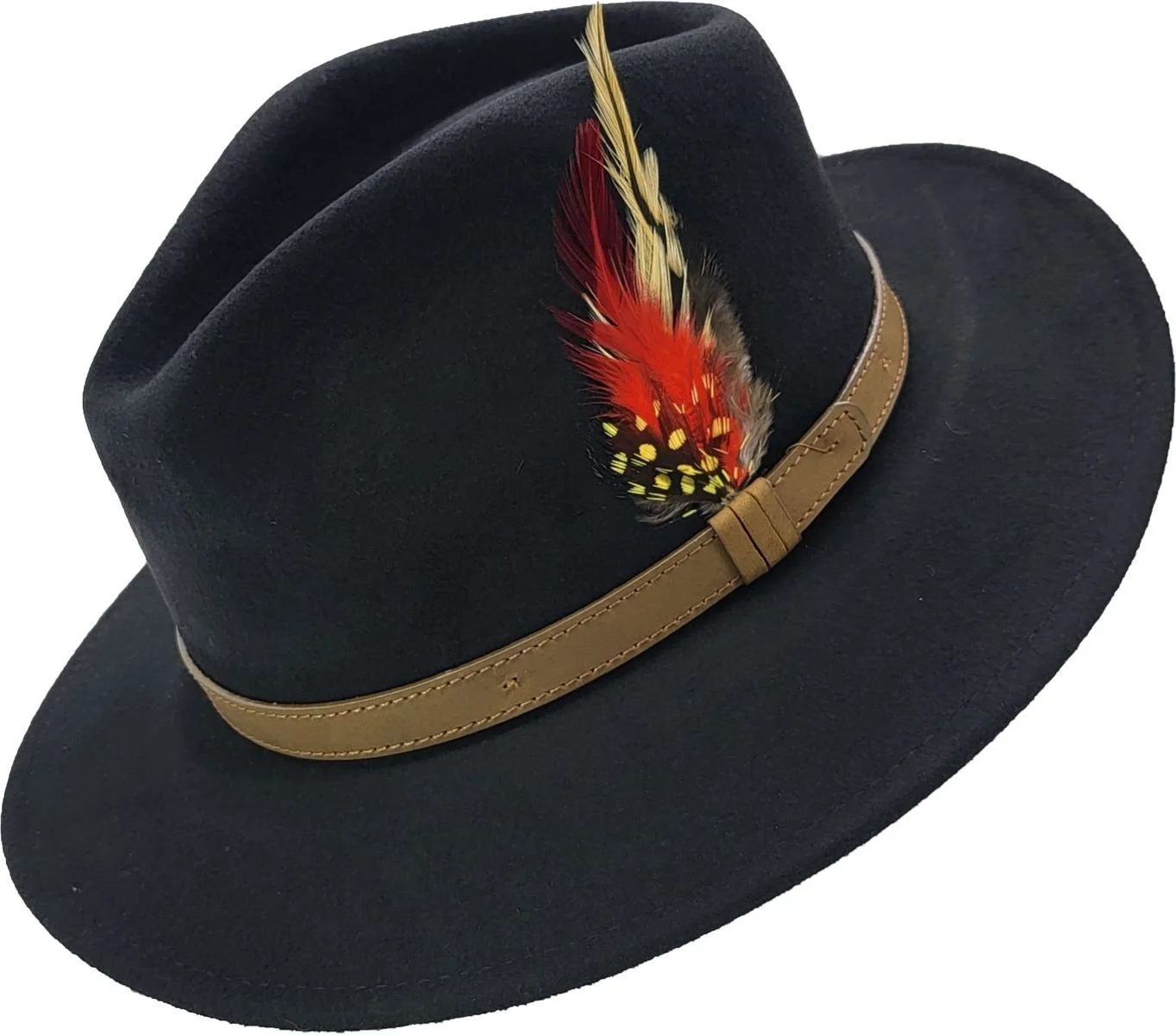 100% Wool Fedora — BURROW & HIDE display picture 1