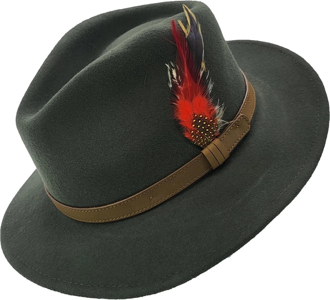 100% Wool Fedora — BURROW & HIDE display picture 3